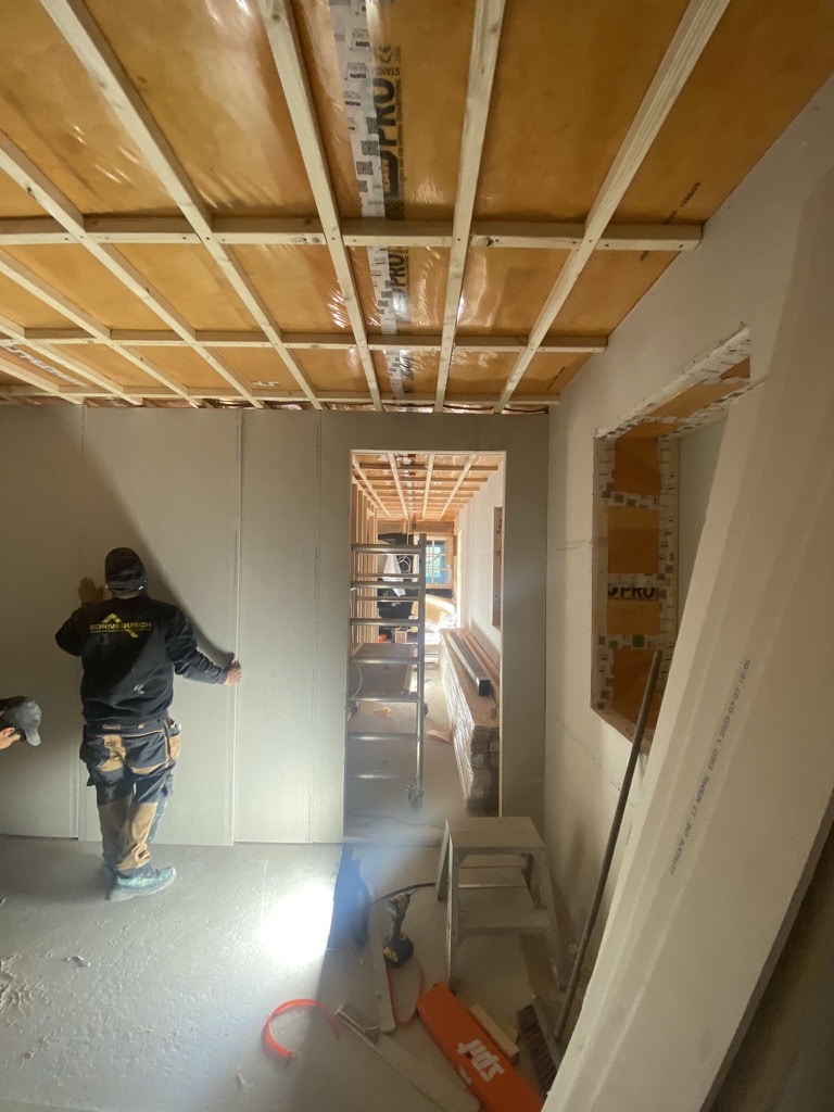 Nyt tag, tømrerarbejde i Vangede