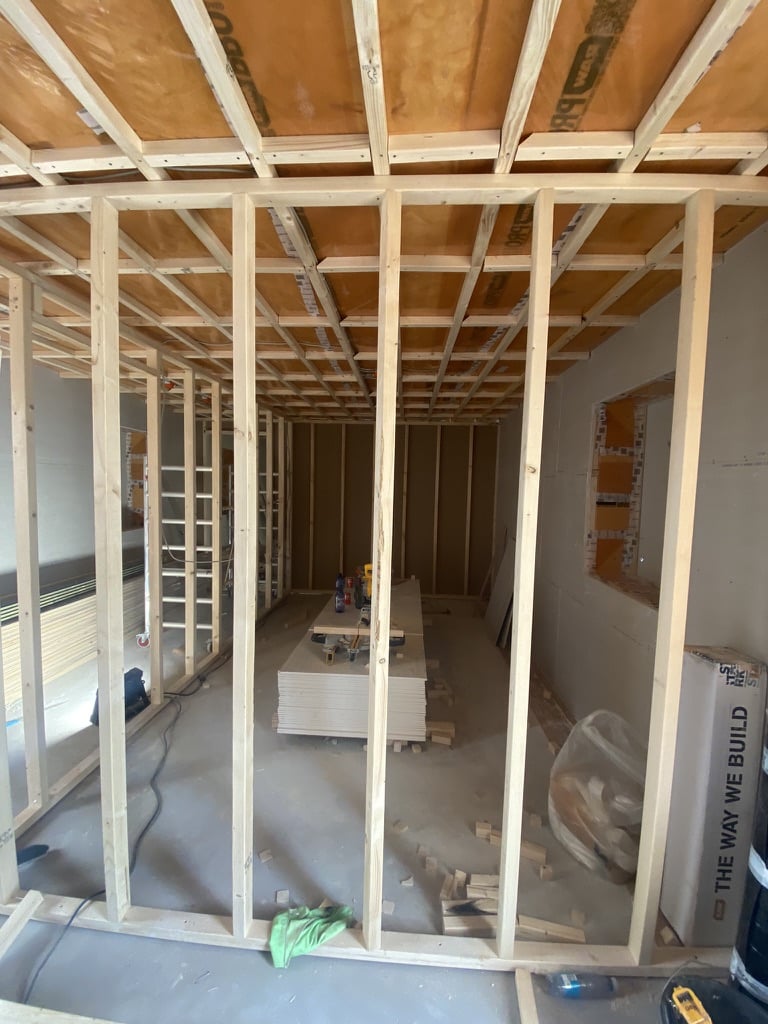 Nyt tag, tømrerarbejde i Vangede