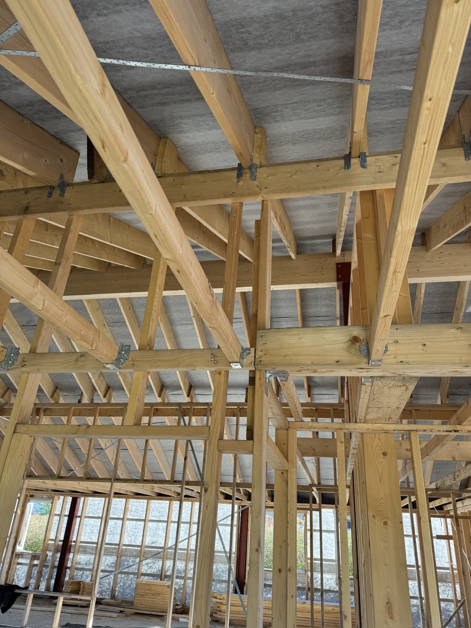 Nyt tag, tømrerarbejde i Vangede