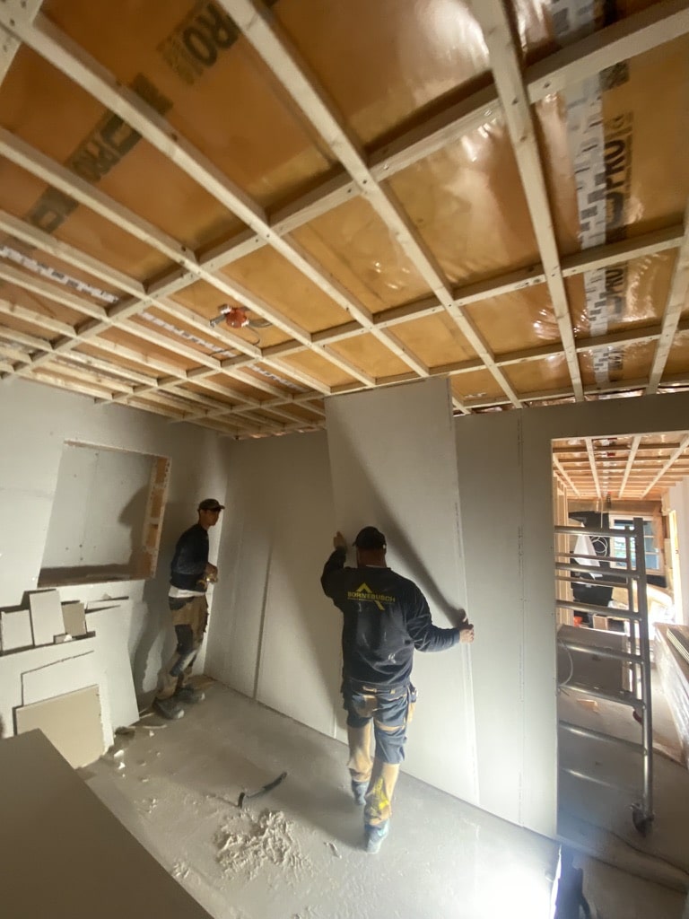 Nyt tag, tømrerarbejde i Vangede