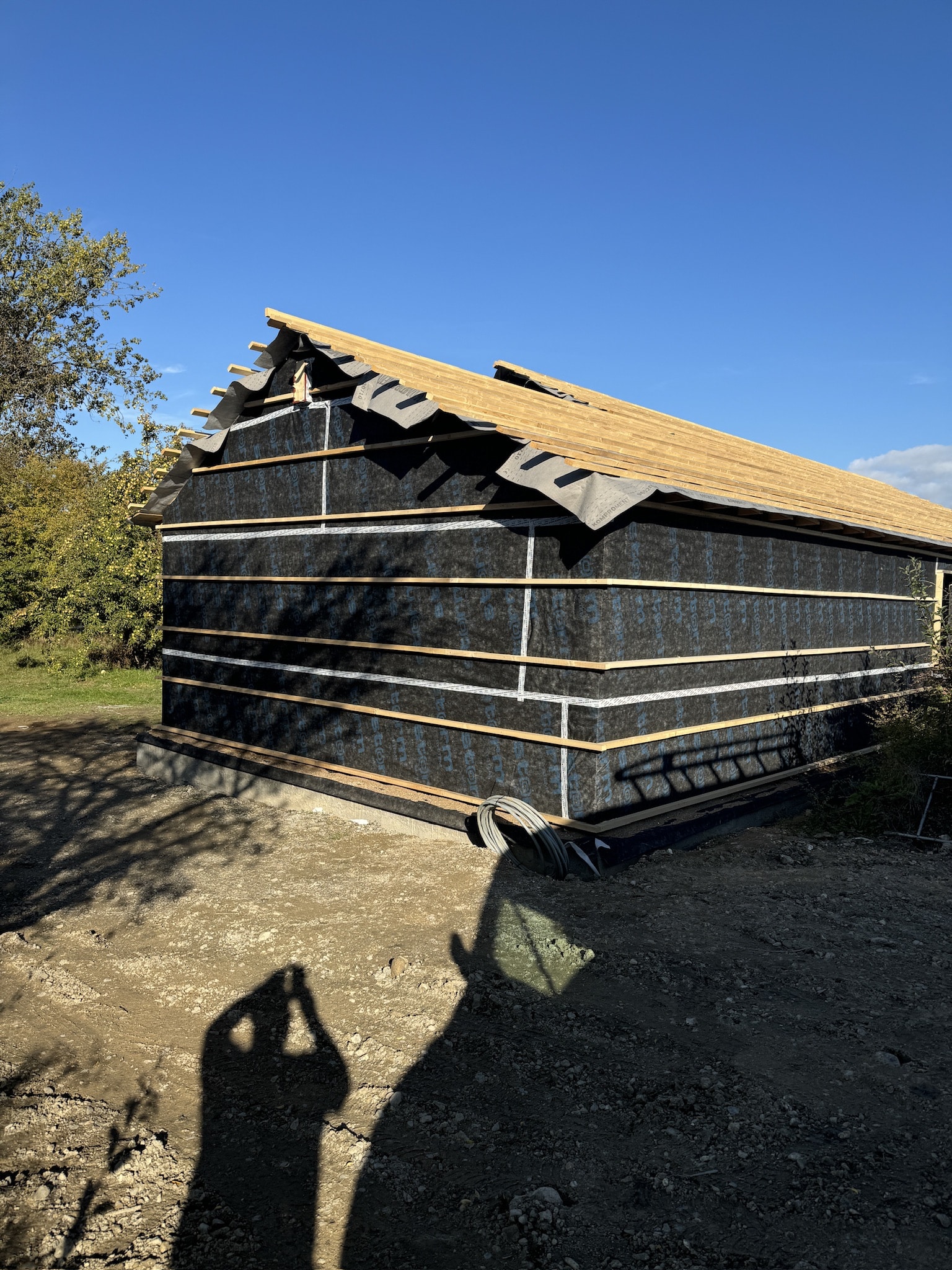 Nyt tag, tømrerarbejde i Vangede