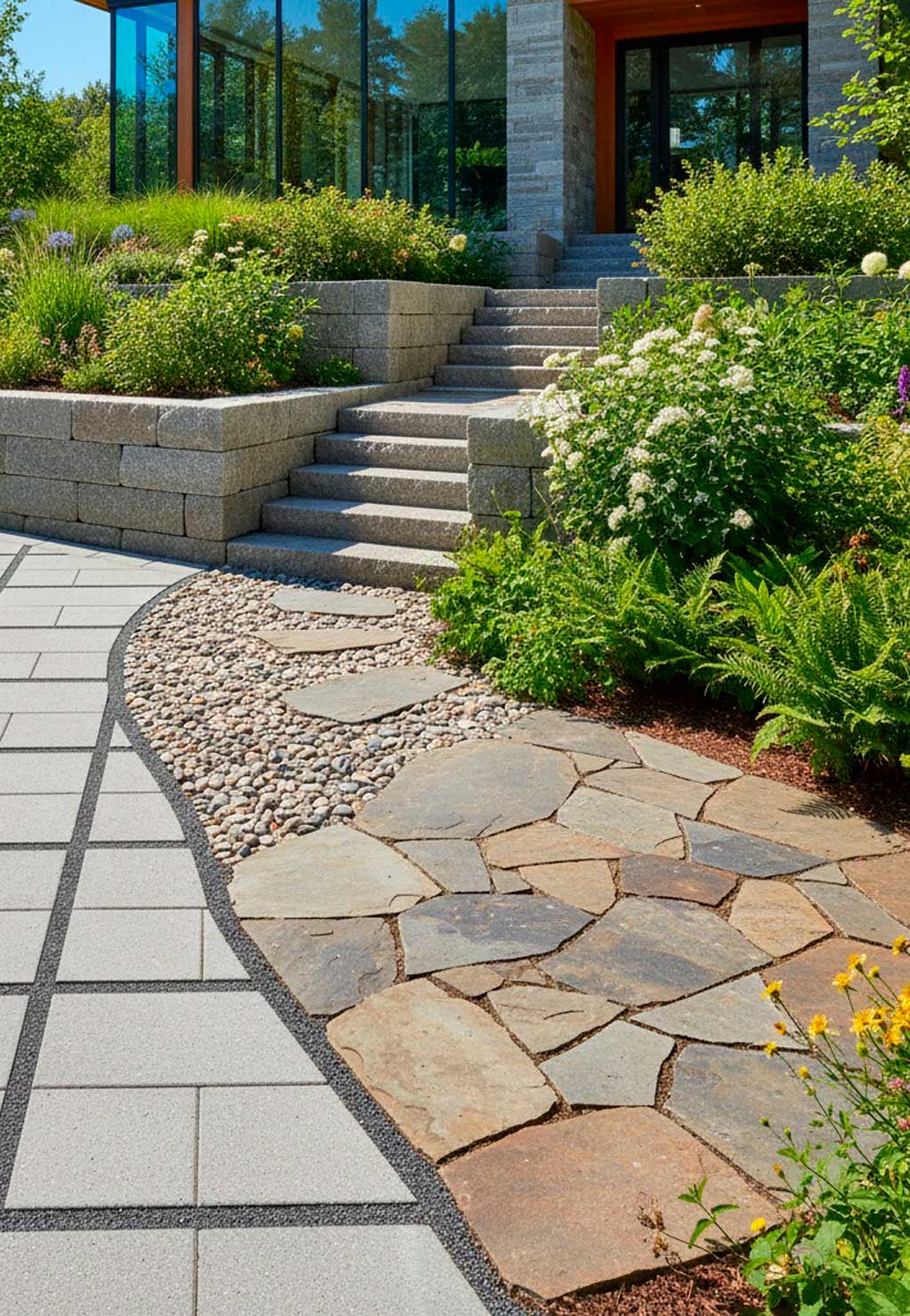 Brolæggerarbejde i Vangede